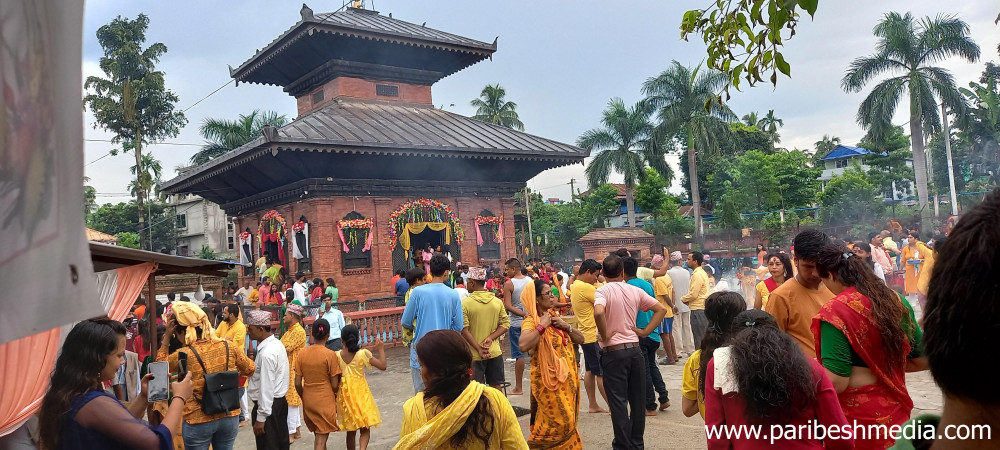 आज साउनको अन्तिम सोमबार, अर्जुनधारा जलेश्वरलगायत शिवालयमा श्रद्धालुको भिड