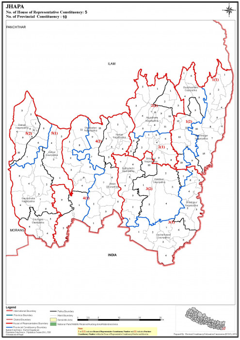 झापामा ५ संघीय सांसदका लागि ९ महिला सहित १०१ जना उम्मेदवार