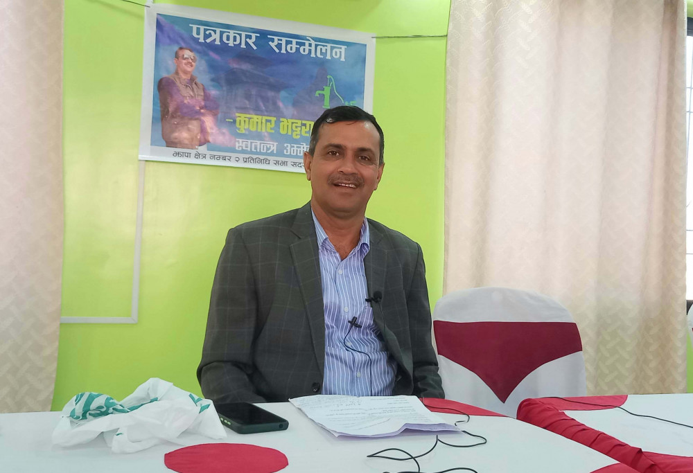 मलाई सबै पार्टीको भोट आउँछ : स्वतन्त्र उम्मेदवार भट्टराई