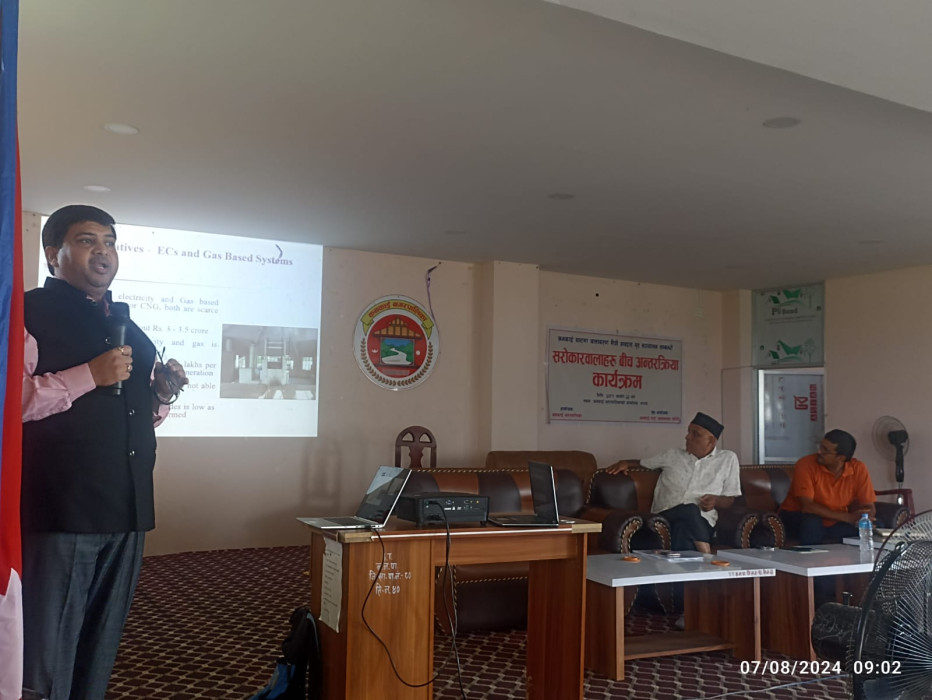 कनकाईमा विद्युतीय शवदाह गृह निर्माणसम्बन्धि अन्तरक्रिया