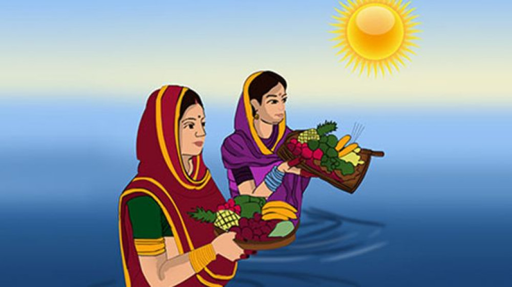 छठको मुख्य दिन आज अस्ताउँदो सूर्यको पूजाआराधना गरिँदै
