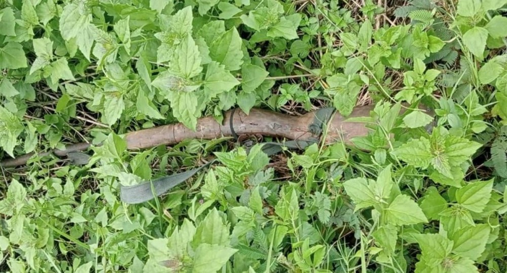 बेवारिसे अवस्थामा भरुवा बन्दुक फेला