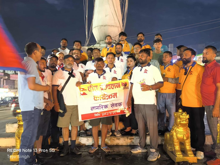 नागरिक सेवकद्वारा दिप प्रज्वलन