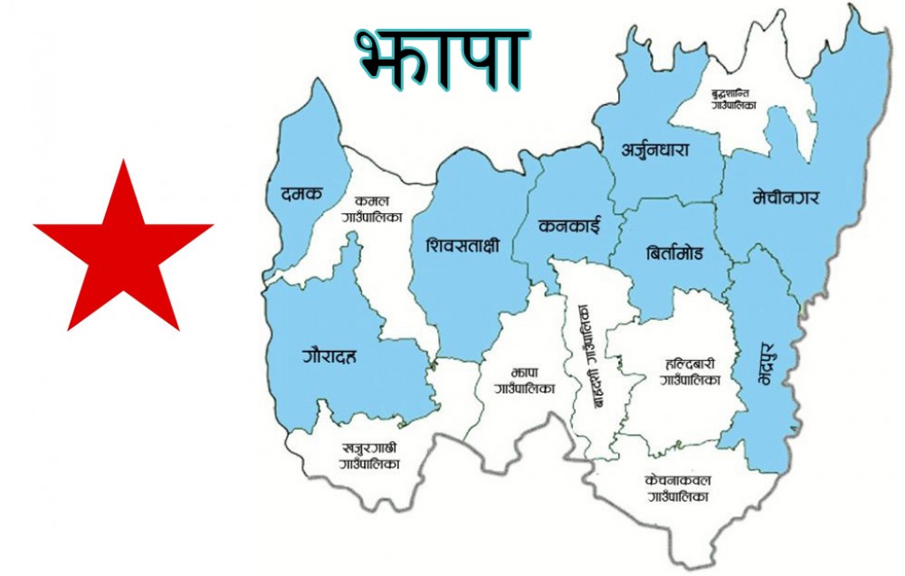 नेपाली कम्युनिष्ट पार्टीद्वारा झापाका लागि उम्मेदवार सिफारिस